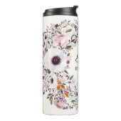 Waterverf Floral Wreath Weddenschap Bridesmaid Gif Thermosbeker (Gedraaid links)