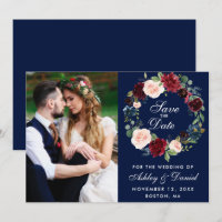 Waterverf Floral Wreath Wedding B
