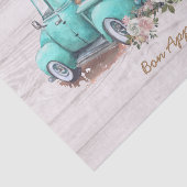  Waterverf Floral & Yorkshire Terrier Dog Tissuepapier (Detail)