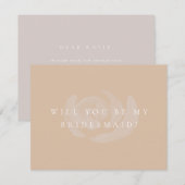 Waterverf Floral zal je mijn briefkaart zijn (Voorkant / Achterkant)