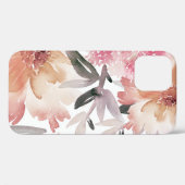 Waterverf florale achtergrondpatroon, bloem, kunst Case-Mate iPhone case (Achterkant (horizontaal))