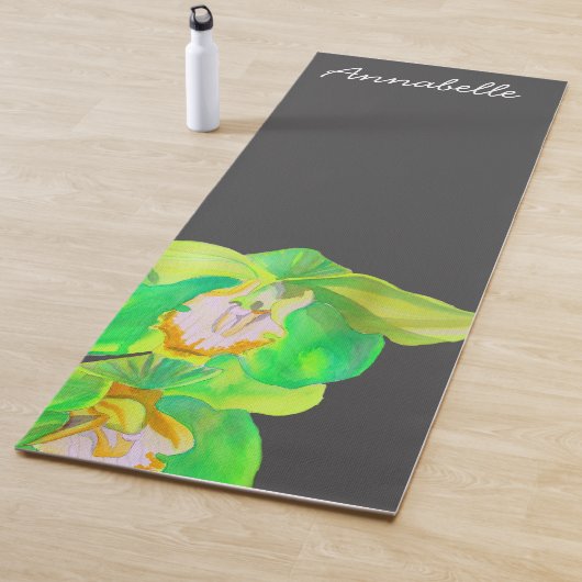 Waterverf florale benaming orchidee energetische k yogamat (In situ)