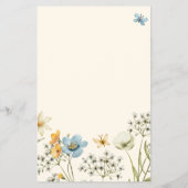 Waterverf florale bridale doucheuitnodiging flyer