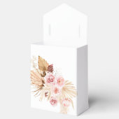 waterverf florale bruiloft met pampas bedankdoosjes (Geopend)