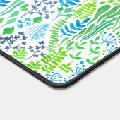 Waterverf florale doodles wit bureaumat (Hoek)