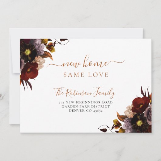 Waterverf florale elegant aankondiging (Voorkant)