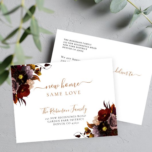 Waterverf florale elegant aankondigingskaart