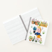 Waterverf florale illustratie tuinieren notitieboek (Binnen)