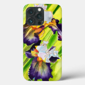 Waterverf florale irisbloem Case-Mate iPhone case (Achterkant)