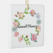 waterverf florale kaart keramisch ornament (Rechts)