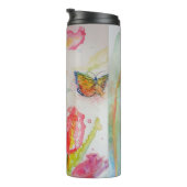 Waterverf florale kleurstof Th Thermosbeker (Geroteerd rechts)