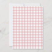 Waterverf florale kreeft met strik kaart (Achterkant)