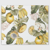 Waterverf florale naadloos patroon. Handgeschilder Cadeaupapier (Vlak)