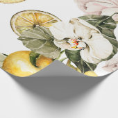 Waterverf florale naadloos patroon. Handgeschilder Cadeaupapier (Hoek)