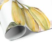 Waterverf florale naadloos patroon. Handgeschilder Cadeaupapier (Rol Hoek)