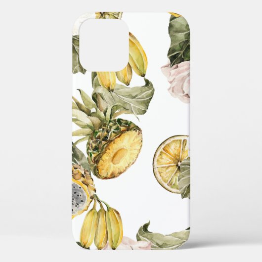 Waterverf florale naadloos patroon. Handgeschilder Case-Mate iPhone Case (Achterkant)