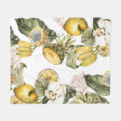 Waterverf florale naadloos patroon. Handgeschilder Fleece Deken (Voorkant (Horizontaal))