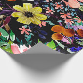 Waterverf florale naadloos patroon. Verschillende Cadeaupapier (Hoek)