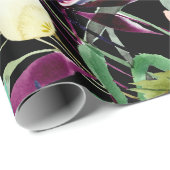 Waterverf florale naadloos patroon. Verschillende Cadeaupapier (Rol Hoek)