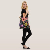 Waterverf florale naadloos patroon. Verschillende Tote Bag (Op model)