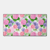 Waterverf florale patroon bureaumat (Voorkant)