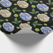 Waterverf florale patroon cadeaupapier (Hoek)