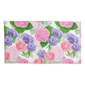 Waterverf florale patroon kussensloop (Achterkant-Rechts)