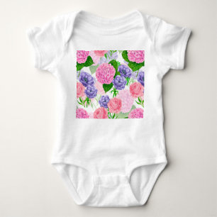 Waterverf florale patroon romper