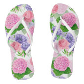 Waterverf florale patroon teenslippers (Voetbed)