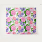 Waterverf florale patroon wandkleed (Voorkant (horizontaal))