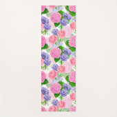 Waterverf florale patroon yogamat (Voorkant)