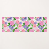 Waterverf florale patroon yogamat (Voorkant (horizontaal))