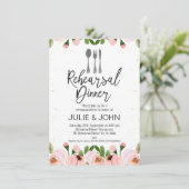 waterverf florale repetitie Innodiging Kaart (Staand voorkant)