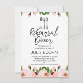 waterverf florale repetitie Innodiging Kaart (Voorkant)