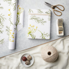 waterverf florale WRAPPINGPAPIER Cadeaupapier