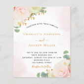 Waterverf floralen bruinkroze (Voorkant)