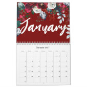 Waterverf Florals Agenda Kalender (Jan 2027)