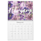 Waterverf Florals Agenda Kalender (Feb 2027)