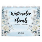 Waterverf Florals Agenda Kalender (Hoes)