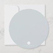 Waterverf Florals Angel Wings Baby shower Kaart (Achterkant)