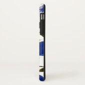 Waterverf Florals Blue Burgundy Greenery Paint Case-Mate iPhone Case (Achterkant/links)