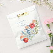  Waterverf Florals Boho Garden Wedding Bedankzakje (Gezegeld)