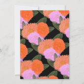 Waterverf Florals Bouquet Roze Vrijgezellenfeest Kaart (Achterkant)