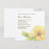 Waterverf Florals Bridal Shower Kaart (Voorkant / Achterkant)