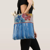 Waterverf Florals Canvas tas (Dichtbij)