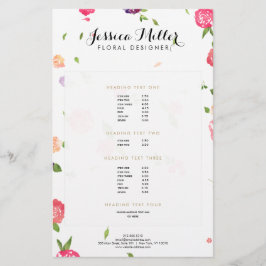  Waterverf Florals Craft Designer II Flyer