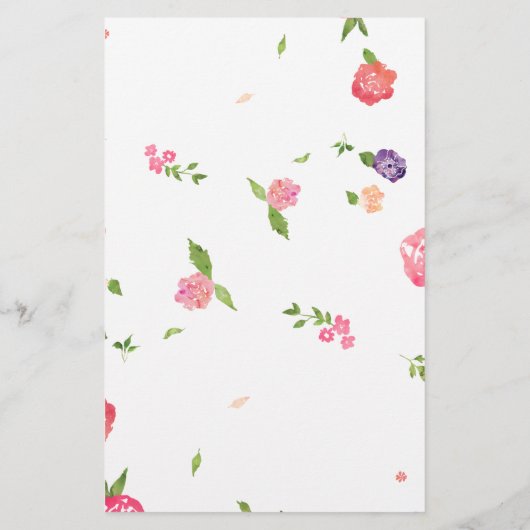  Waterverf Florals Craft Designer II Flyer (Achterkant)