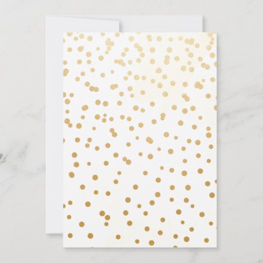 Waterverf Florals Girly Peach Glitter Kaart (Achterkant)