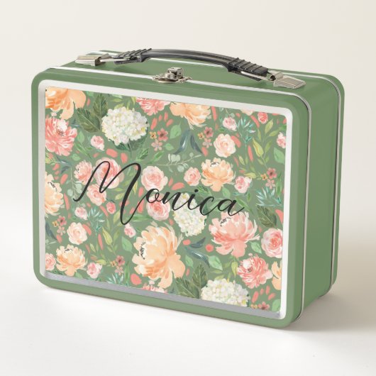 Waterverf Florals Green (Voorkant)