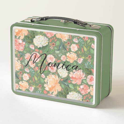 Waterverf Florals Green (Achterkant)